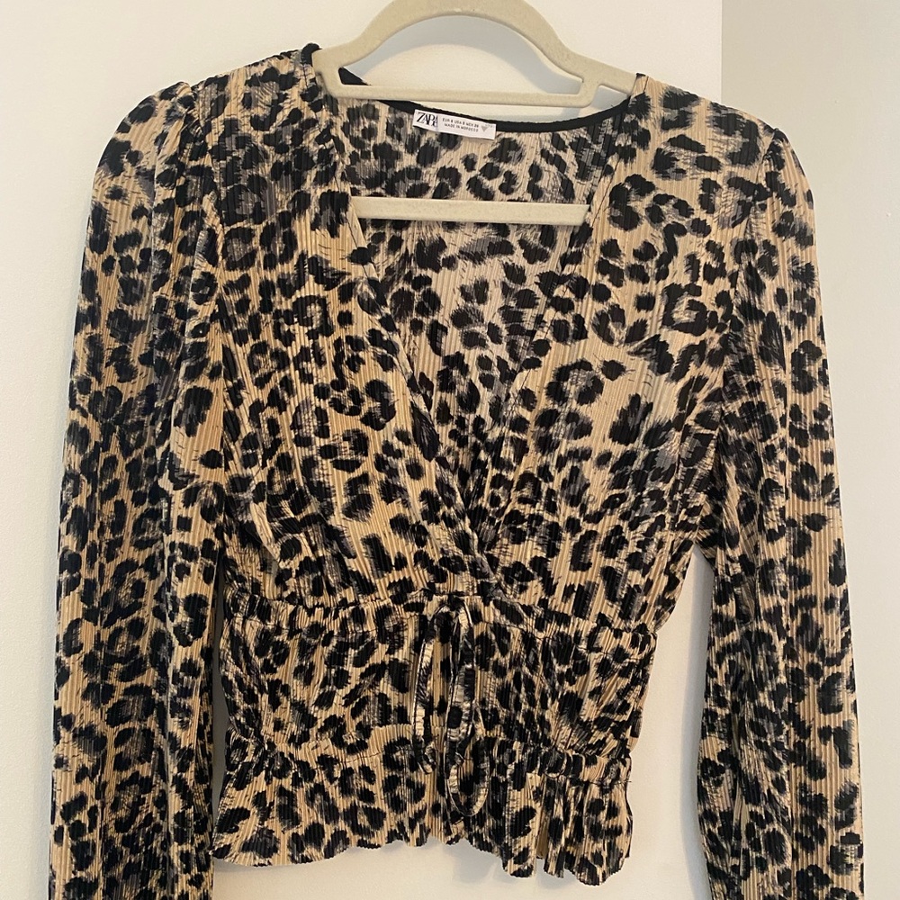Brand new and never worn Zara silk top